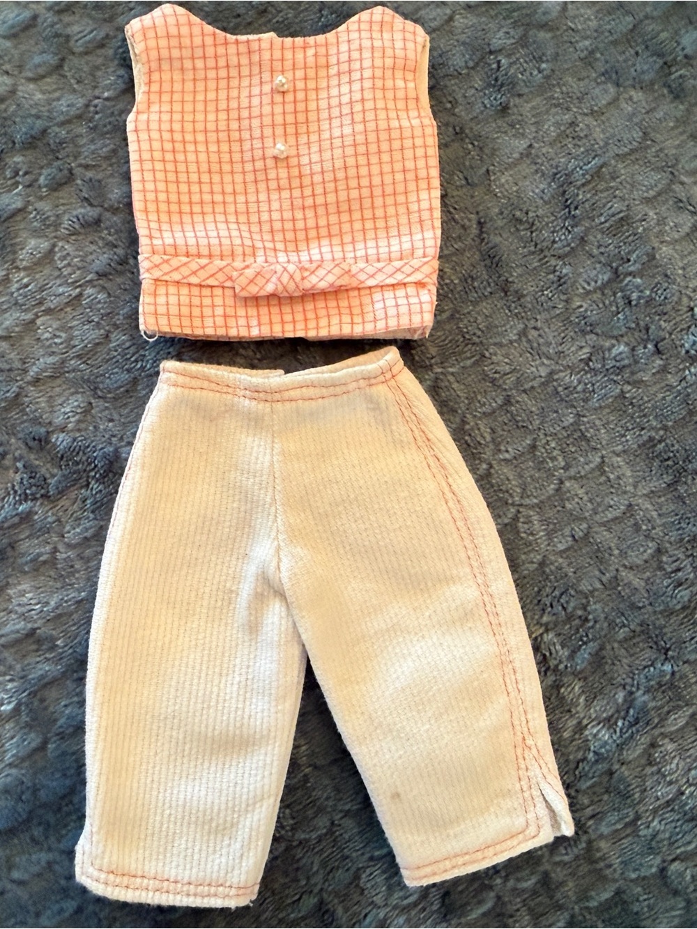 2 VTG Ideal Tammy pcs Pink Top 9222-1-80A and PICNIC PARTY Pedal Pushers 9134-8